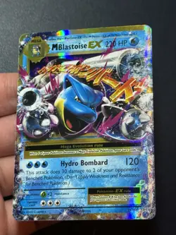 2016 Pokemon M Blastoise EX 22/108 Evolutions Ultra Rare Holo Card NM-Mint - Image 2