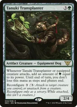 🔥MTG Tanuki Transplanter - Commander: Kamigawa: Neon Dynasty (NEC) NEAR MINT🔥 - Image 1