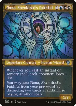 🔥MTG Rona, Sheoldred's Faithful (Showcase) - Dominaria United FOIL NEAR MINT🔥 - Image 1