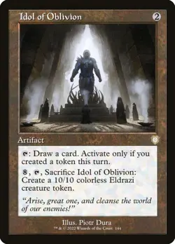 🔥MTG Idol of Oblivion (Retro Frame) - Commander: The Brothers' War NEAR MINT🔥 - Image 1