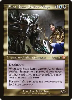 🔥MTG Silas Renn, Seeker Adept (Retro Frame) - Commander: The Brothers' War NM🔥 - Image 1
