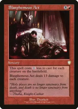 🔥MTG Blasphemous Act (Retro Frame) NEAR MINT🔥 - Image 1