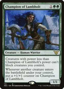 🔥MTG Champion of Lambholt - Commander: Kamigawa: Neon Dynasty NEAR MINT🔥 - Image 1