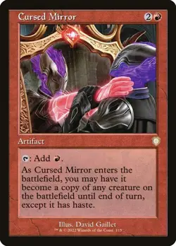🔥MTG Cursed Mirror (Retro Frame) NEAR MINT🔥 - Image 1