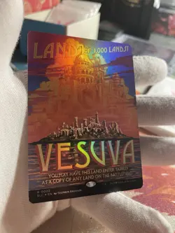 Vesuva - Magic The Gathering- Secret Lair - Encyclopedia Of Magic 🍷✨Nm Foil✨ - Image 1