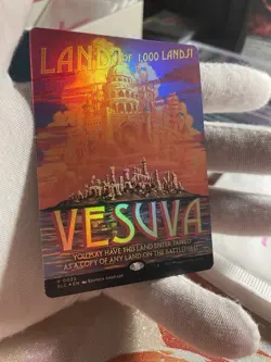 Vesuva - Magic The Gathering- Secret Lair - Encyclopedia Of Magic 🍷✨Nm Foil✨ - Image 3