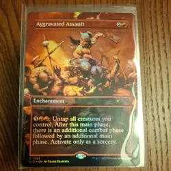 Aggravated Assault FOIL Frank Frazetta Secret Lair NM / M - Image 1