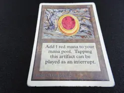 Mox Ruby HP/POOR [Unlimited Edition] No Ink No Creases Mtg Magic Free Tracking! - Image 4