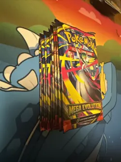 NEW Pokemon TCG Mega Evolution Booster Packs Lot Of 10 Factory Sealed Packs - Image 2