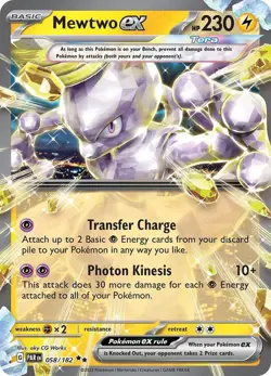 🔥Pokemon TCG Mewtwo ex - SV04: Paradox Rift (PAR) NEAR MINT🔥 - Image 1