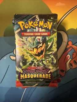 Pokemon TCG S&V Twilight Masquerade Factory Sealed Booster Pack Lot of 10 Packs - Image 1