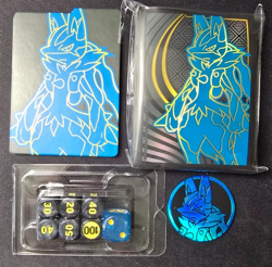 🔥Pokemon ETB Sleeves & Accessories - Mega Evolutions Lucario🔥 - Image 1