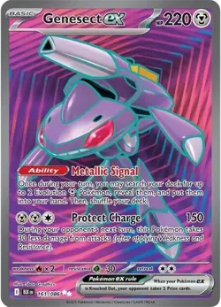 Pokemon TCG Genesect ex - 161/086 - SV: Black Bolt NEAR MINT - Image 1