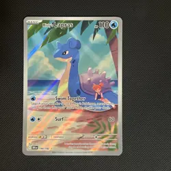 Pokemon TCG - Misty’s Lapras 194/182 SV10: Destined Rivals IR Full Art Holo - Image 1