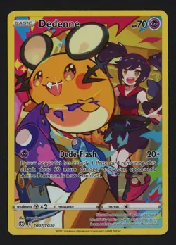 Dedenne TG07/TG30 SWSH09: Brilliant Stars Trainer Gallery Ultra Rare Pokemon TCG - Image 1