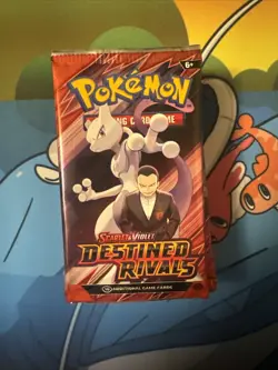 Pokemon Destined Rivals Booster Pack x10 Factory Sealed Quick Ship 10 Packs - Image 1