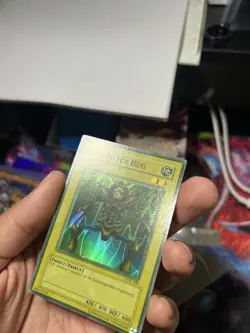 Man-Eater Bug LOB-108 Unlimited LP HEAVY FADED 1.5 Yu-Gi-Oh CARD - Image 3