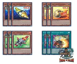 Yugioh! R.B. VALCan Rocket Ga10 Cutter Driller Funk Dock Deck DUAD 1st Ed NM - Image 1