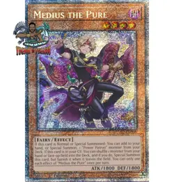 Yugioh! 1x Medius the Pure DUAD-EN008 Starlight Rare 1st Ed NM - Image 1