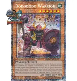 Yugioh! 1x Dodododo Warrior DUAD-EN004 Starlight Rare 1st Ed NM - Image 1