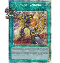Yugioh! 1x R.B. Stage Landing DUAD-EN096 Starlight Rare 1st Ed NM - Image 1