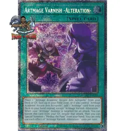 Yugioh! 1x Artmage Varnish -Alteration- DUAD-EN058 Starlight Rare 1st Ed NM - Image 1