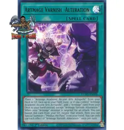 Yugioh! 1x Artmage Varnish -Alteration- DUAD-EN058 Ultra Rare 1st Ed NM - Image 1