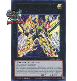 Yugioh! 1x Number F0: Utopic Future Zexal DUAD-EN042 Ultra Rare 1st Ed NM - Image 1