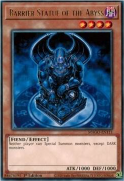 🔥YuGiOh TCG Barrier Statue of the Abyss - Maximum Gold (MAGO) NEAR MINT🔥 - Image 1