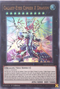 Galaxy-Eyes Cipher X Dragon - GFTP-EN011 - Ultra Rare - 1st Edition - Yugioh - Image 1