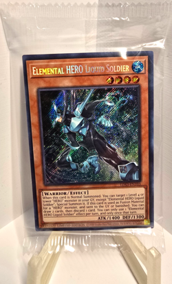 🔥YuGiOh TCG Elemental HERO Liquid Soldier (LDS3-EN103) Secret Rare SEALED NM🔥 - Image 2