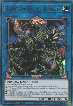 🔥YuGiOh TCG Saryuja Skull Dread - Duel Devastator (DUDE) NEAR MINT🔥 - Image 1