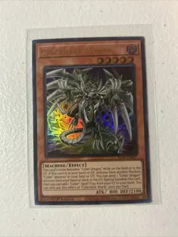 Yugioh - Cyberdark Wurm ALIN-EN027 Ultra Rare 1st Edition NM/M Condition - Image 1