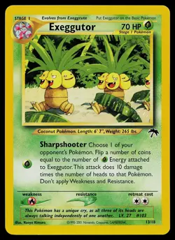 Pokemon Card - Exeggutor Southern Islands 13/18 Promo - Image 1