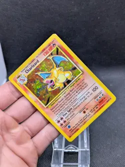 Pokemon Charizard 4/102 Base Set Holo Card 1999 WOTC LP/Played - Image 2