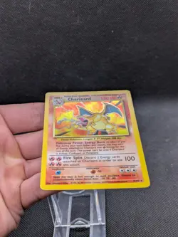 Pokemon Charizard 4/102 Base Set Holo Card 1999 WOTC LP/Played - Image 3