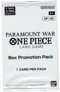 One Piece - Paramount War OP-02 - BOX PROMOTION PACK (1 card per pack) - Image 1