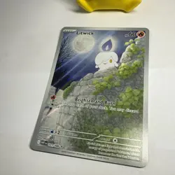 Pokemon TCG Litwick 101/086 White Flare Illustration Rare Card - Image 3