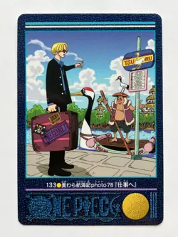Sanji ONE PIECE Visual Adventure Cards TCG Japanese Anime 2001 Vintage #133 [AI] - Image 1