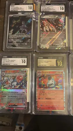 33 Graded Pokemon Cards CGC Slabs And AGS Slabs - Image 1