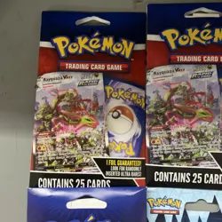 LOT 4x Pokemon TCG Mystery Pack w/ 1 Foil Guaranteed 2024 NEW 90 CARDS - Image 2