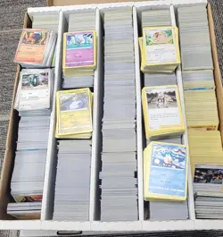 Pokemon Cards Bulk Lot 1000 Unique Cards - Commons and Uncommons No Energies! - Image 1