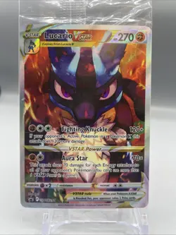 Lucario VSTAR SWSH291 Sword & Shield SEALED Promo Pokemon TCG Card, NM - Image 1