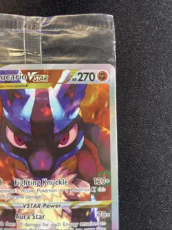 Lucario VSTAR SWSH291 Sword & Shield SEALED Promo Pokemon TCG Card, NM - Image 4