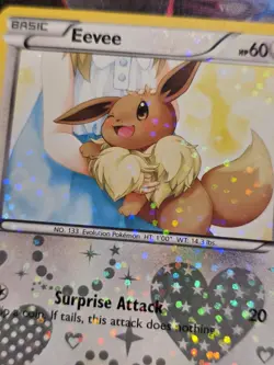 Eevee RC14/RC25 Legendary Treasures Radiant Collection Holo Pokemon Card - Image 2