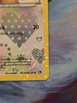 Eevee RC14/RC25 Legendary Treasures Radiant Collection Holo Pokemon Card - Image 3