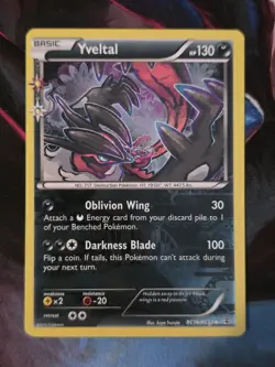 Yveltal RC16/RC32 Generations Radiant Collection Reverse Holo Pokemon Card - Image 1