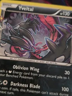 Yveltal RC16/RC32 Generations Radiant Collection Reverse Holo Pokemon Card - Image 2