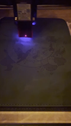 Pokemon Card Laser Engraved Eeveelution Binder (Made to order) - Image 2