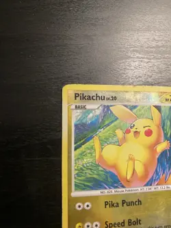 Pokemon TCG Pikachu 70/100 Reverse Holo Card Stormfront Damaged - Image 4